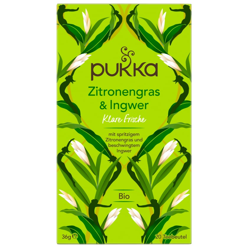 Pukka Bio Zitronengras & Ingwer Tee 36g, 20 Stück